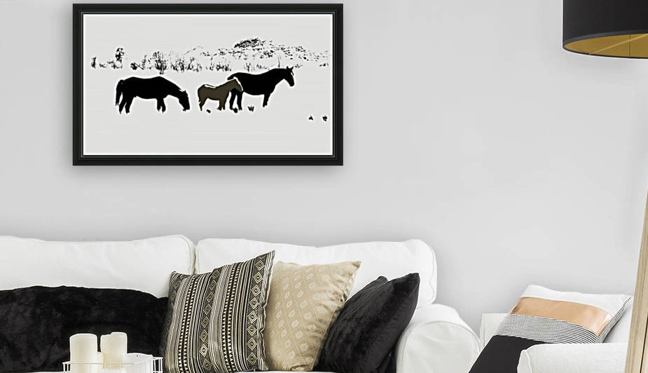 Grazing Brumbies - Australia by Lexa Harpell
