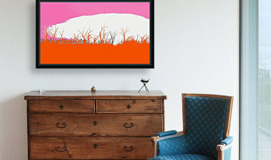 Lake Sunset - Pink by Lexa Harpell