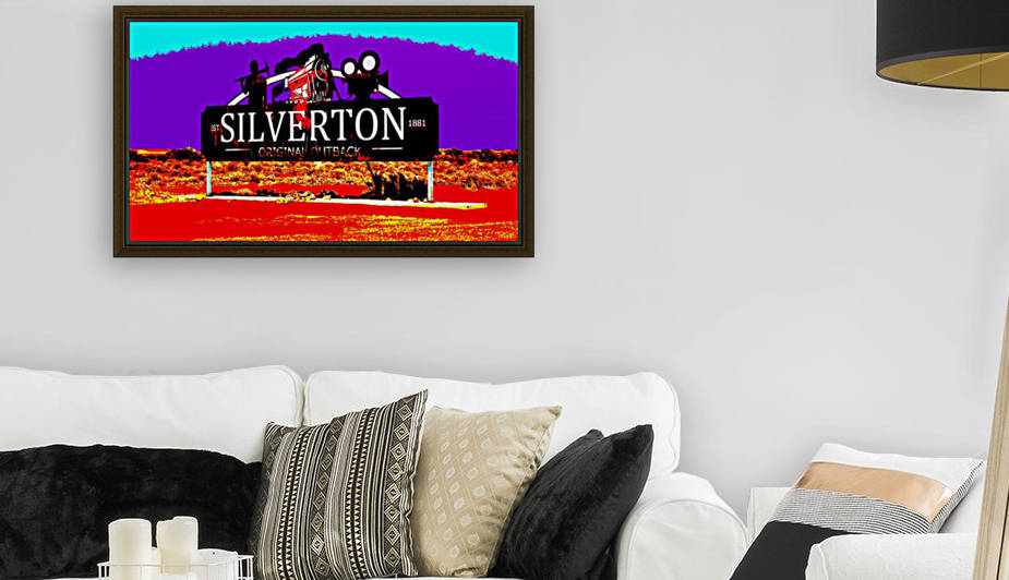 Silverton Sign - Outback Australia by Lexa Harpell