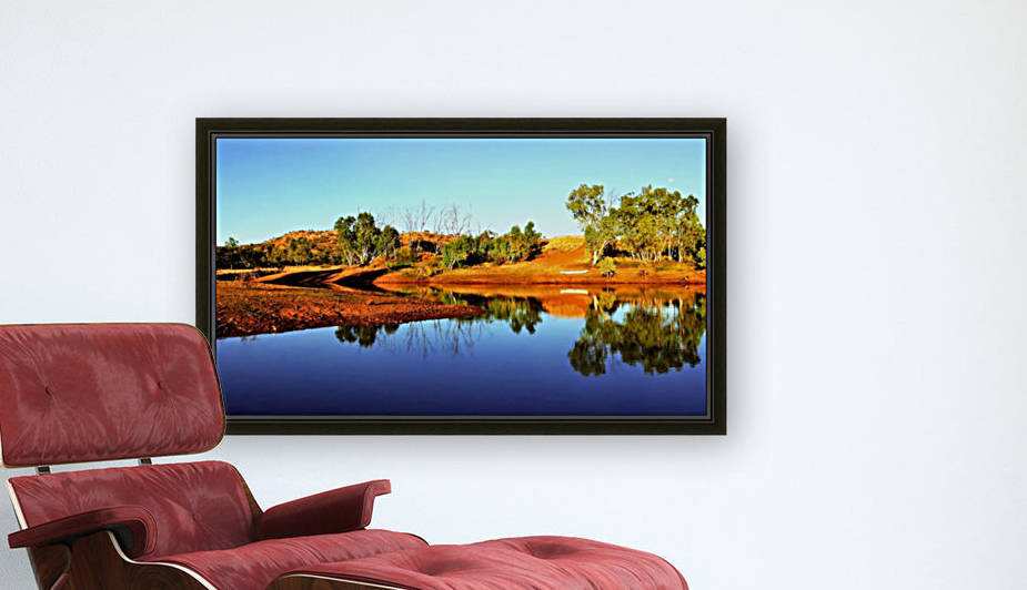 Sunrise on an Outback Dam by Lexa Harpell