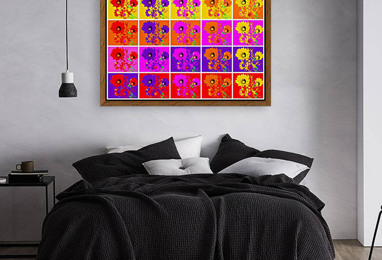 Rainbow Flowers - Collage 2 by Lexa Harpell