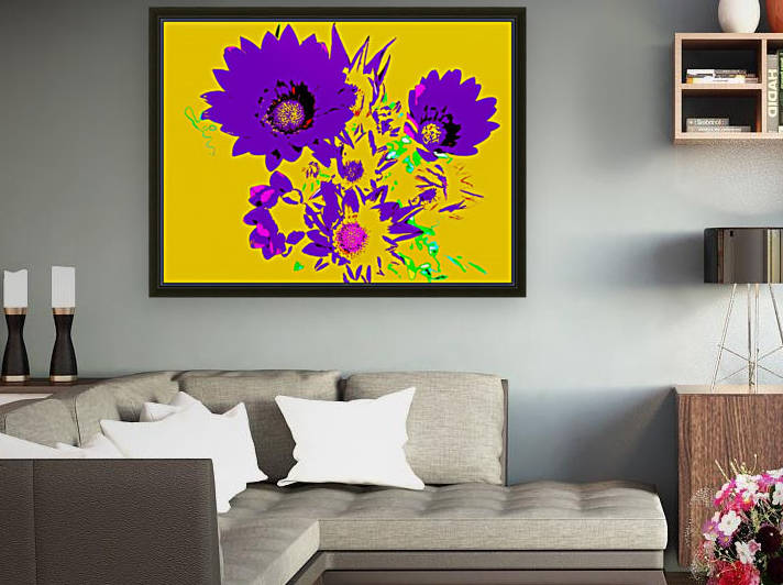 Rainbow Flower - Yellow by Lexa Harpell