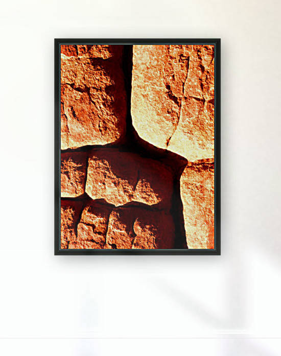 Australia Rocks - Abstract 47 by Lexa Harpell