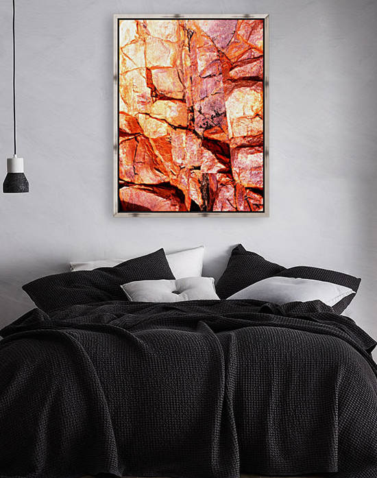Australia Rocks - Abstract 52 by Lexa Harpell