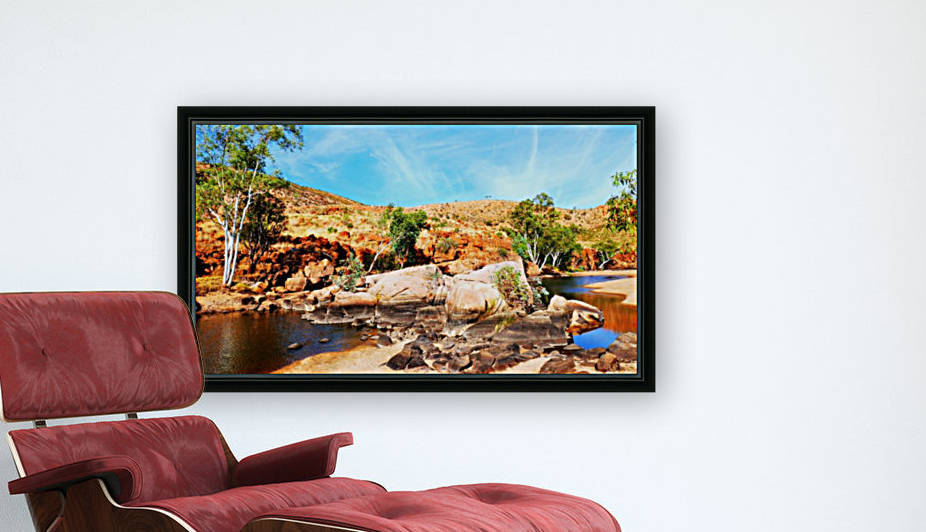 By the River - Ormiston Gorge by Lexa Harpell