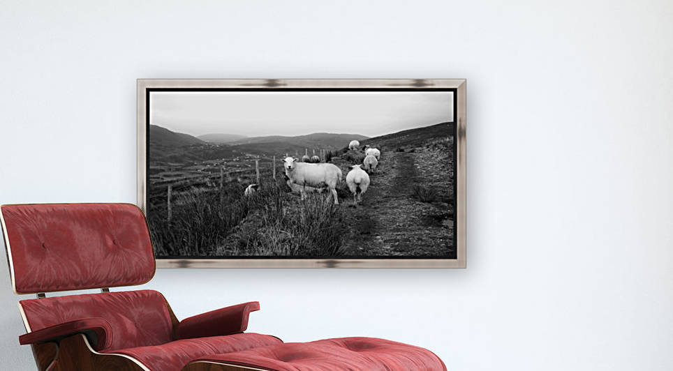 Rural Path to Glencolmcille in BW by Lexa Harpell