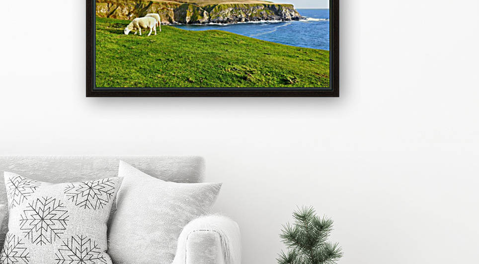 Sheep Grazing - Silver Strand Beach by Lexa Harpell