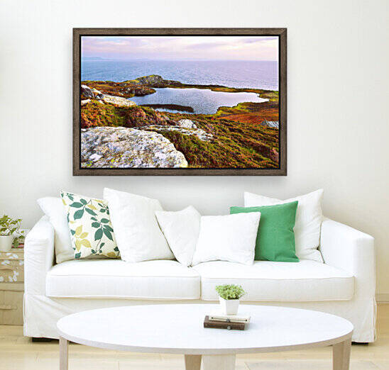 Twilight on Irish Sea Cliffs by Lexa Harpell