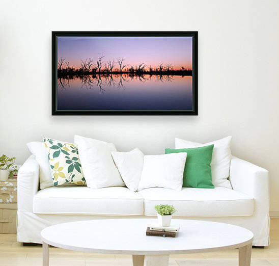 Sunset on Pamamaroo Lake by Lexa Harpell