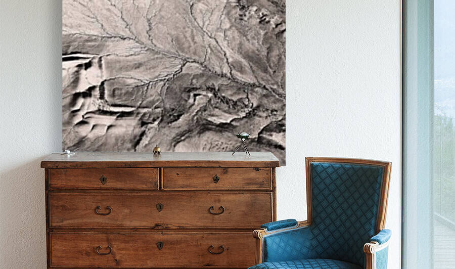 Aerial Detail - Wilpena Pound by Lexa Harpell