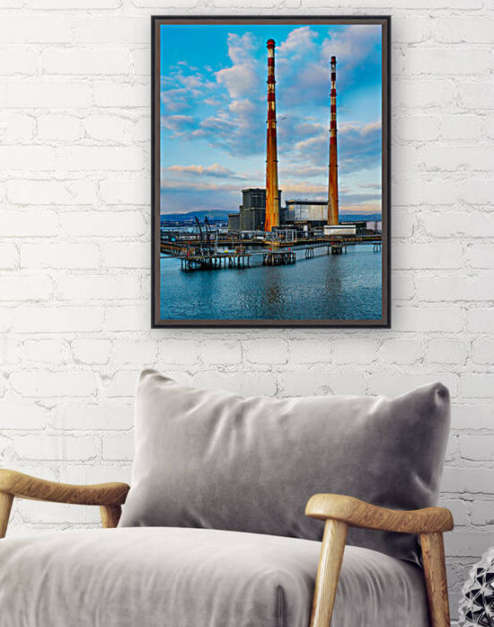 Dublins Poolbeg Chimneys by Lexa Harpell