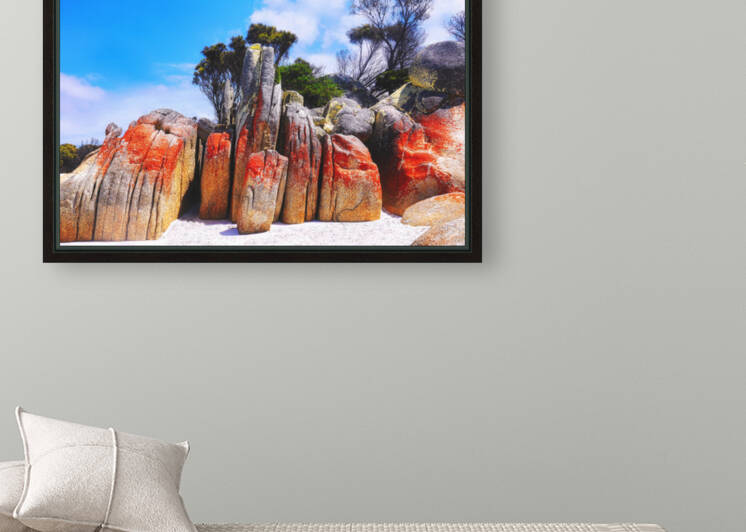 Bay of Fires Rocks by Lexa Harpell