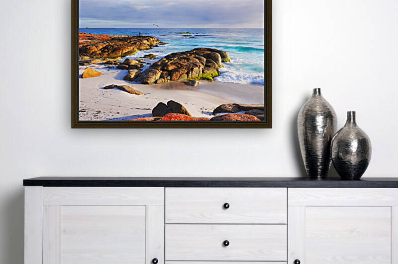 Morning Fishing - Bay of Fires by Lexa Harpell
