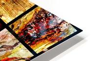 Wet Tree Bark Montage HD Metal print
