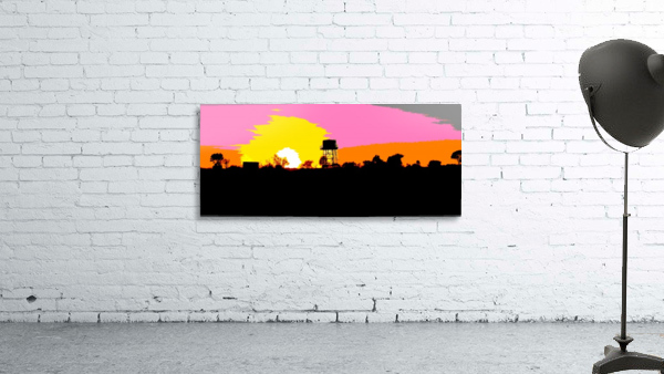 Outback Sunset Wall Preview