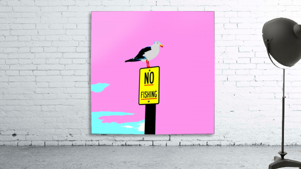 NO Fishing - Pink Wall Preview
