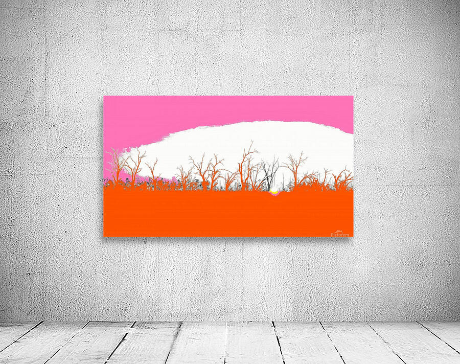 Lake Sunset - Pink Wall Preview