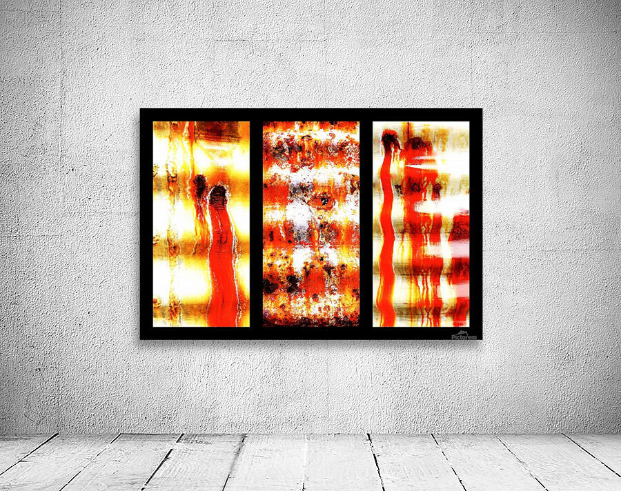Corrugated Iron Triptych 2 Wall Preview