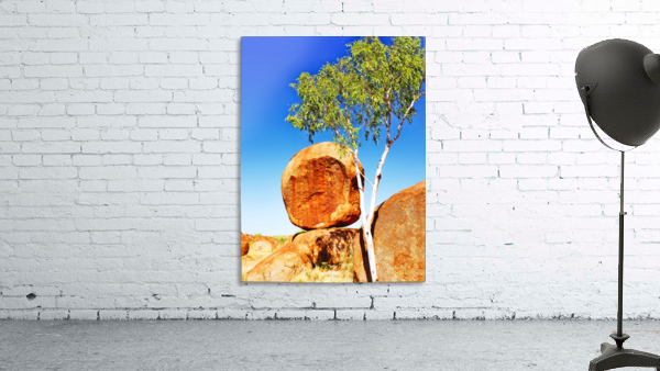 Solitary - Devils Marbles Wall Preview