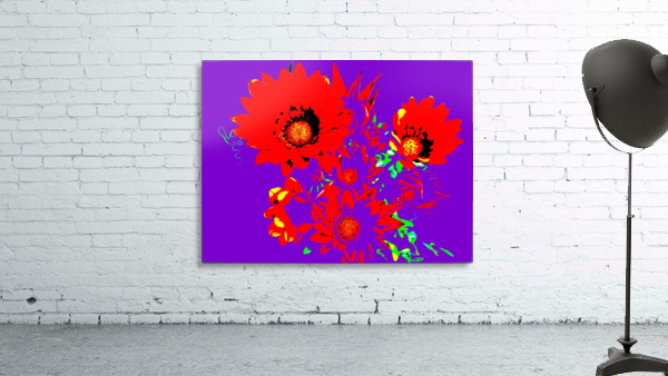 Rainbow Flower - Purple Wall Preview