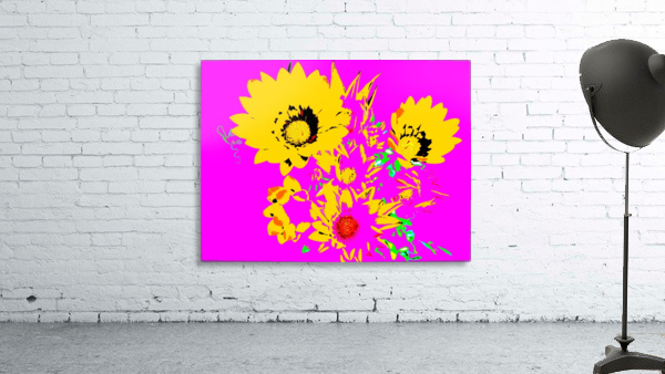 Rainbow Flower - Pink Wall Preview