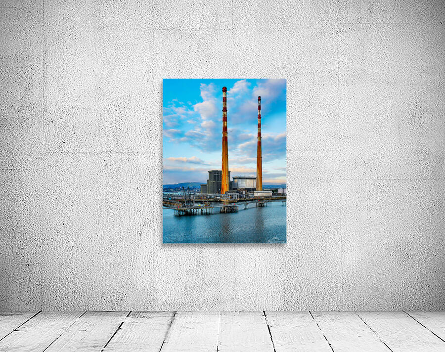 Dublins Poolbeg Chimneys Wall Preview