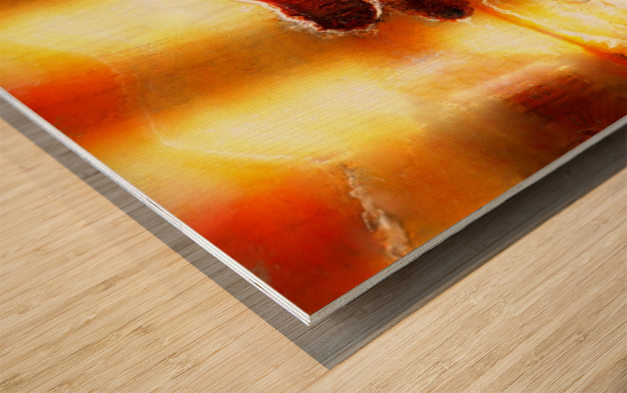 Corrugated Iron Series 3 Wood print