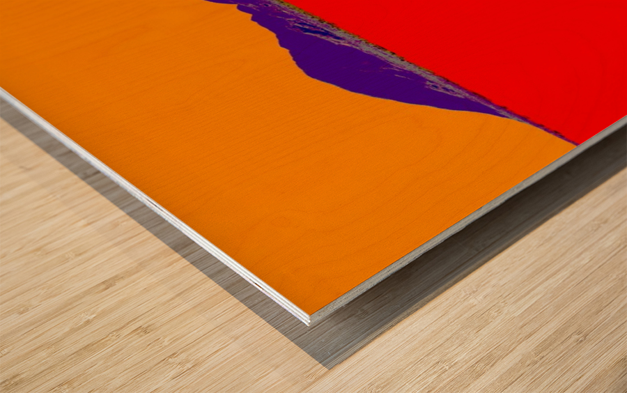 Kata Tjuta Pop Art Wood print