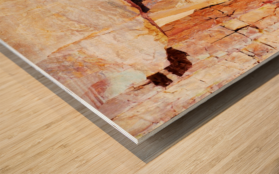 Australia Rocks - Abstract 12 Wood print