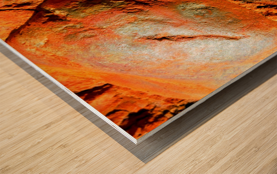 Australia Rocks - Abstract 21 Wood print