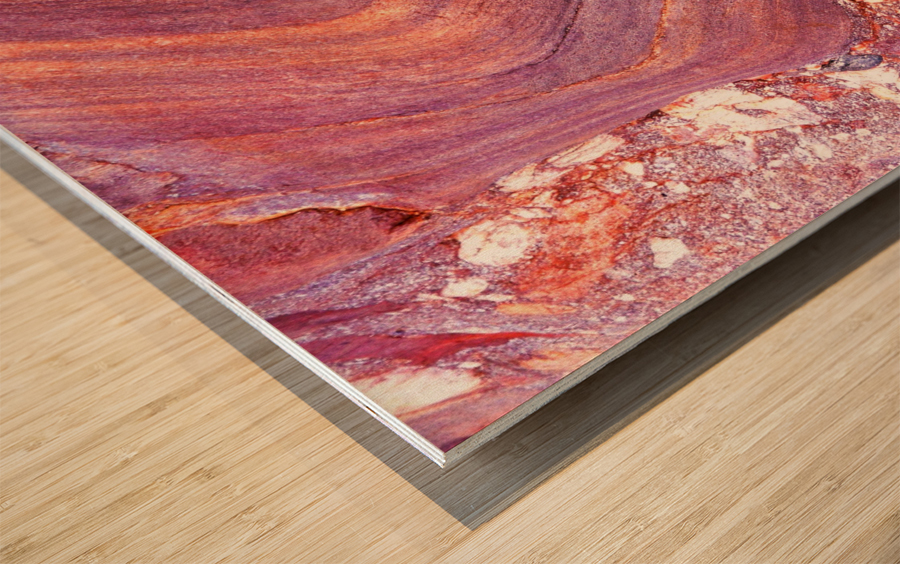 Australia Rocks - Abstract 53 Wood print