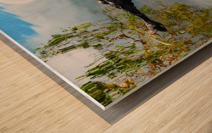 Lurking Wood print