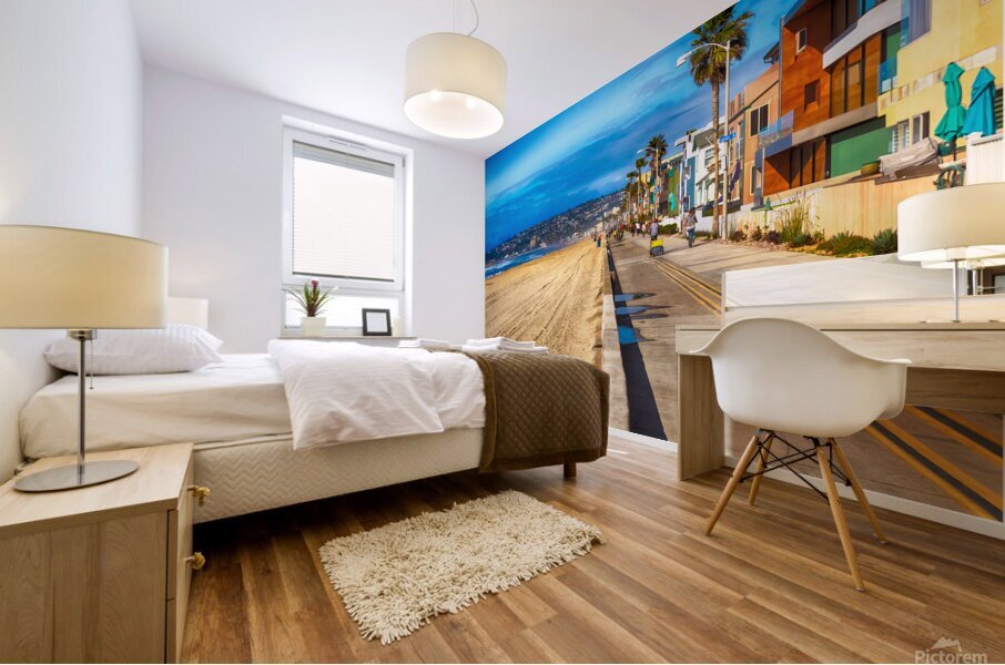 Mission Beach Boardwalk Mural print