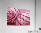 A stunning image featuring three spherical object Acrylic Print