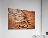 a weathered old wall 1 Acrylic Print