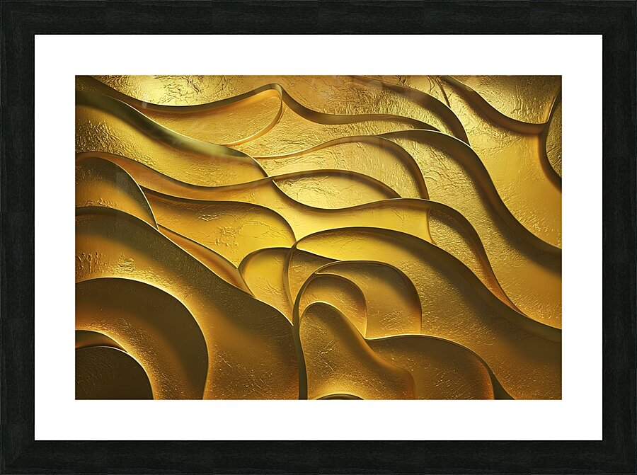 A visually stunning abstract gradient background Picture Frame print