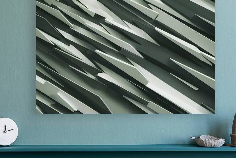 A captivating abstract artwork featuring diagonal by Mitica Mihaila