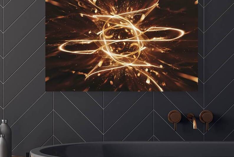 A mesmerizing abstract wallpaper featuring a dazz by Mitica Mihaila