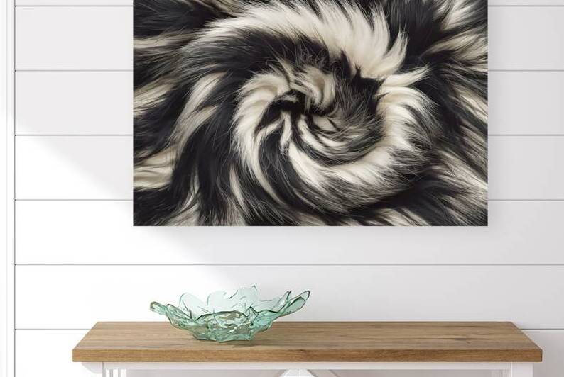 A striking close up photo of intricate fur textur by Mitica Mihaila