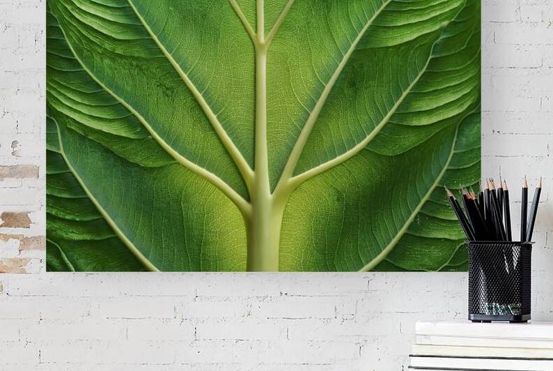 A stunning close up photograph of a vibrant green by Mitica Mihaila