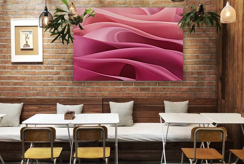An exquisite abstract painting showcasing a seaml by Mitica Mihaila