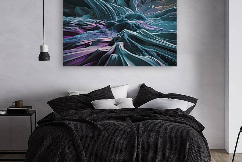 A visually mesmerizing 3D render of an abstract b by Mitica Mihaila