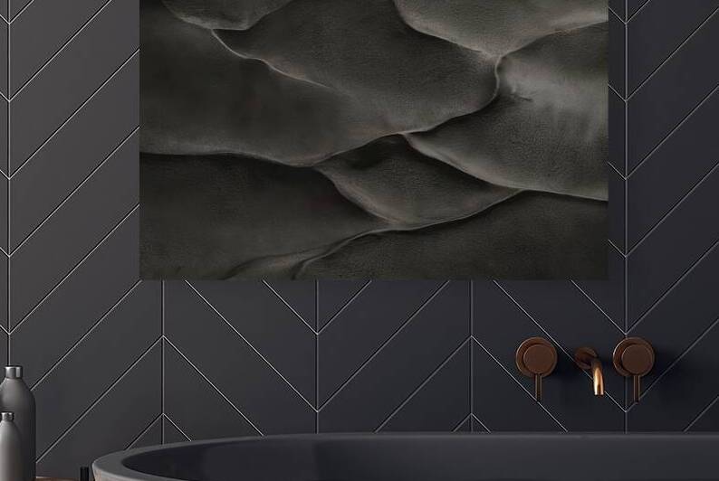 A striking minimalist artwork featuring an almost by Mitica Mihaila