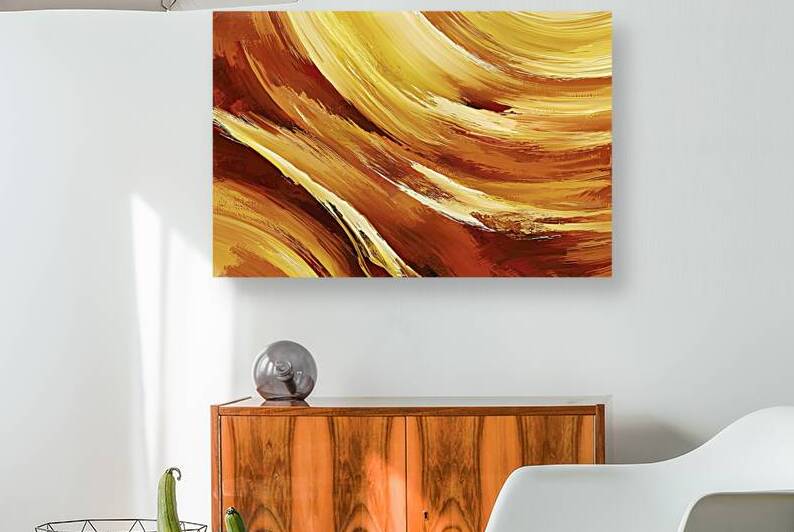 A captivating abstract painting featuring bold an by Mitica Mihaila