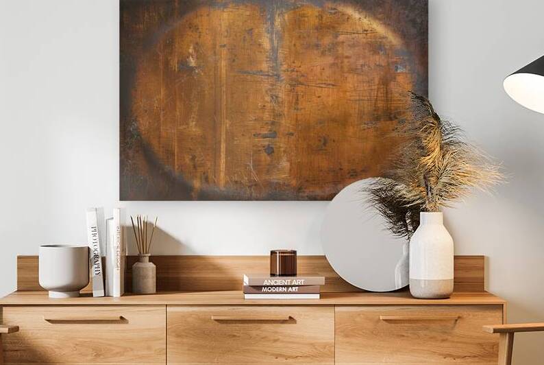 An evocative image of a vintage rustic metal  2.j by Mitica Mihaila
