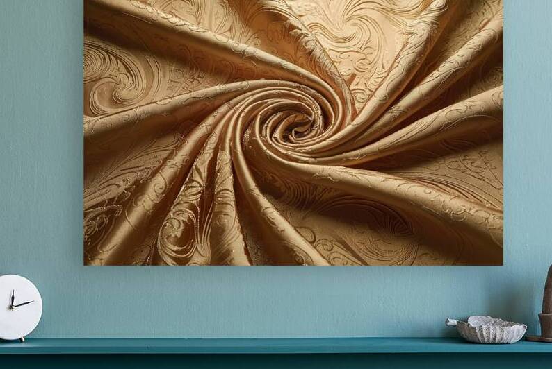 A stunning close up photograph of a lavish fabric by Mitica Mihaila