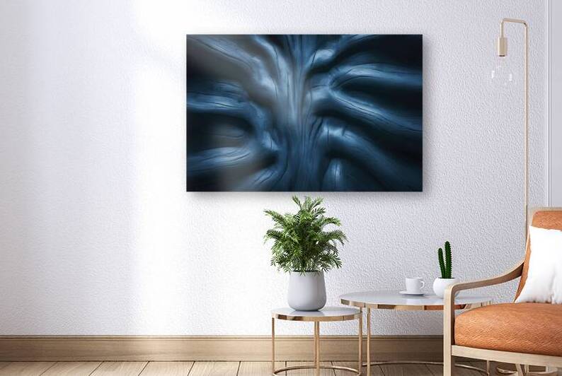 A stunning dark blue wood texture wallpaper 1 by Mitica Mihaila