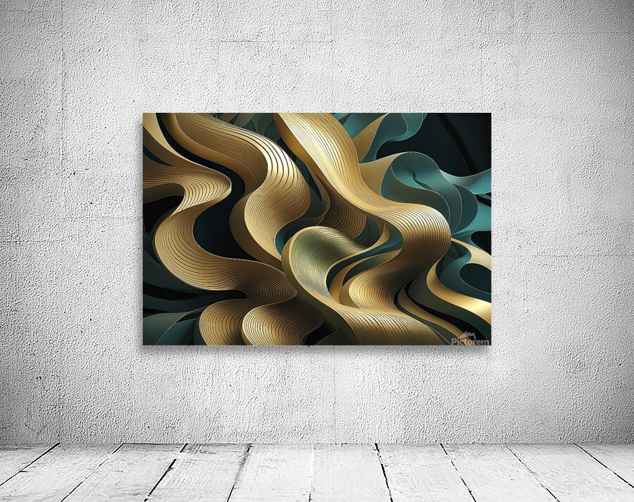 A stunning digital artwork featuring mesmerizing by Mitica Mihaila Wall Art