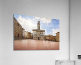 Piazza Grande and Palazzo Comunale of Montepulciano. Tuscany Acrylic Print