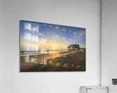 Follonica beach at sunset Acrylic Print